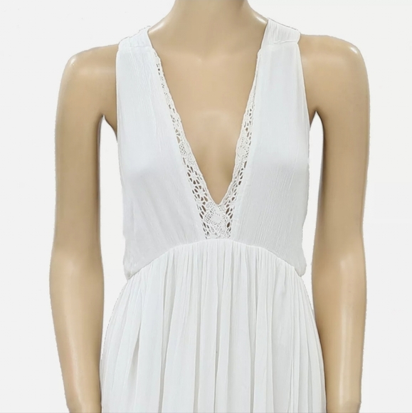 Free People Strong Statement White Maxi Dress - Picture 2 of 7